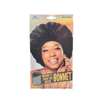 Medium large size bonnet soft (M2197) blk