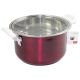 SQ Professional Stainless Steel Gems Range Ruby Stock Pot - 22cm