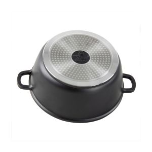 Nea Diecast Stockpot Nera W Silicone Grips 20Cm (9375)