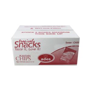 Ades Plantain Chips Sweet Chilli Box 30g X 120