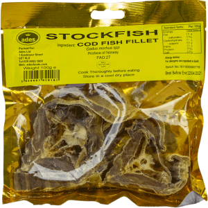Ades Stockfish Cod Steaks (Small)100g