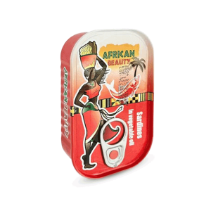 African Beauty Sardines In Vegetable Oil 125g