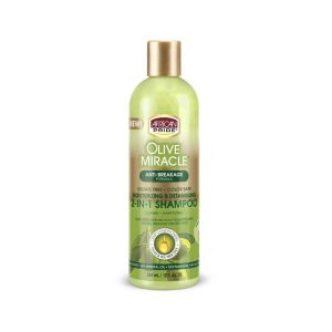 African Pride Olive Miracle 2 in 1 Shampoo & conditioner 12oz 