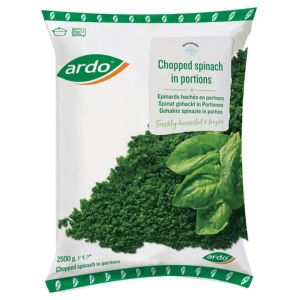 Ardo Frozen Spinach Leaf Chopped 2.5kg