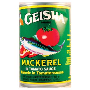 Geisha Mackerel In Tomato Sauce 425g