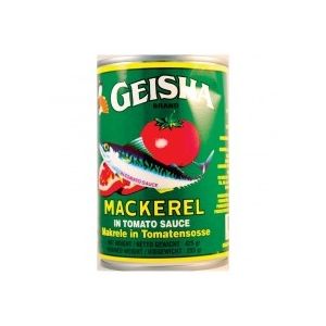 Geisha Mackerel In Tomato Sauce 425G x 12