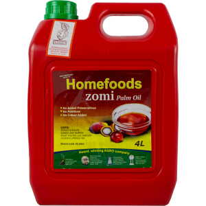 Homefoods Zomi Palm Oil 4ltrs