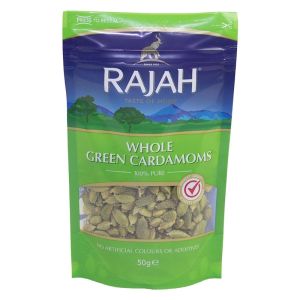 Rajah Whole Green Cardamoms 50g