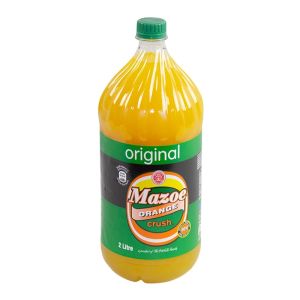 Mazoe Orange Crush Syrup (Zambezi) 2ltrs