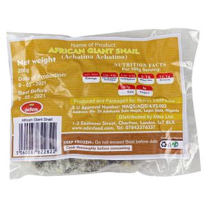 Ades Frozen Snails (Small) 200g