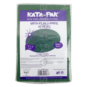 Green Nylon Scovrers 10 Pcs (CPS07)