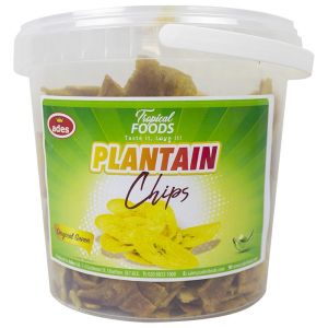 Ades Plantain Chips Green (Bucket) 350G