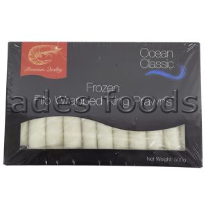 Ocean Classic Filo Wrapped King Prawns 500g
