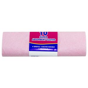 Super Bright 10 super absorbent cloths