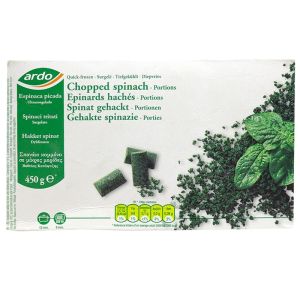 Ardo Frozen Spinach Leaf Chopped 450g