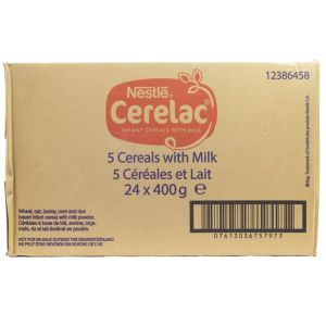 Cerelac Infant 5 Cereals With Milk 400g X 24