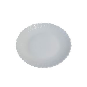 Italiano Opal Glass 7.5'' Deep Plate-White 
