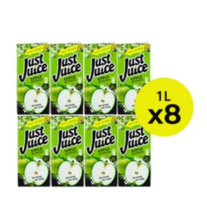 Just Juice Apple Juice Box 1Ltr X 8