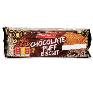Maliban Chocolate Puff Biscuit 210G