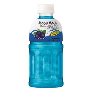 Mogu Mogu Blackcurrant Flavoured Drink with Bits 330ml 