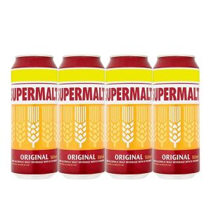 Supermalt Can 330Ml X 4